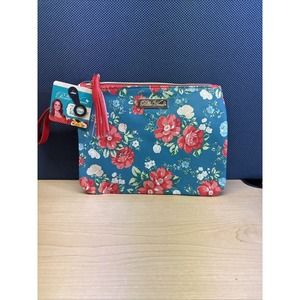 The Pioneer Woman Brand New Cosmetic Bag 8" x 6" Farm Floral Ranch Ree Drummond